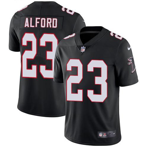 Nike Falcons #23 Robert Alford Black Alternate Youth Stitched NFL Vapor Untouchable Limited Jersey